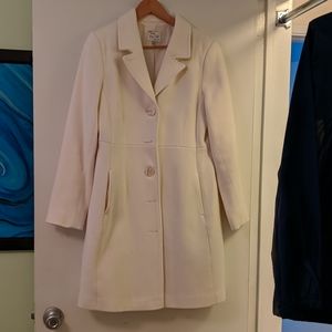 Winter white coat